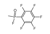 Fluoromethyl(pentafluorophenyl)phosphine oxide structure