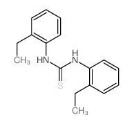 Thiourea,N,N'-bis(2-ethylphenyl)- Structure