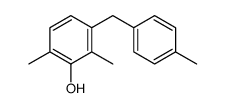 2,6-dimethyl-3-[(4-methylphenyl)methyl]phenol结构式