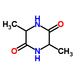 3,6-Dimethyl-2,5-piperazinedione structure