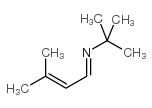 N-叔丁基-3-甲基-2-丁烯醛亚胺结构式