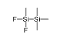 difluoro-methyl-trimethylsilylsilane结构式