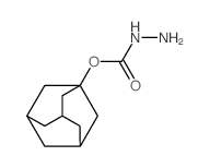 Hydrazinecarboxylicacid, tricyclo[3.3.1.13,7]dec-1-yl ester Structure