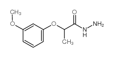 2-(3-甲氧基苯氧基)丙酰肼结构式