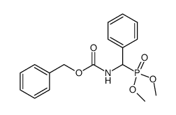 O,O-dimethyl {[(benzyloxy)carbonyl]amino}(phenyl)methylphosphonate Structure
