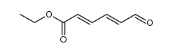 Formyl-5 pentadiene-2,4 oate d'ethyle Structure