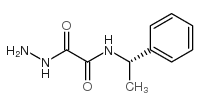 (S)-(-)-2-肼基-2-氧代-N-(1-苯基乙基)乙酰胺结构式