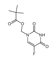 1-pivaloyloxymethyl-5-fluorouracil Structure