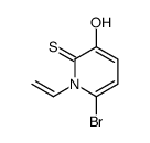 6-bromo-1-ethenyl-3-hydroxypyridine-2-thione结构式