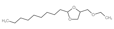 4-(ethoxymethyl)-2-nonyl-1,3-dioxolane Structure