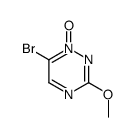 6-bromo-3-methoxy-[1,2,4]triazine 1-oxide Structure