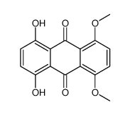 1,4-dihydroxy-5,8-dimethoxyanthracene-9,10-dione结构式