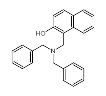 1-[(dibenzylamino)methyl]naphthalen-2-ol Structure
