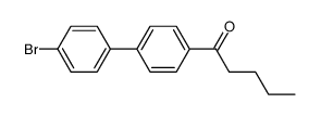 1-(4'-bromobiphenyl-4-yl)pentan-1-one Structure
