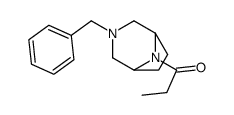 3-Benzyl-8-propionyl-3,8-diazabicyclo[3.2.1]octane Structure