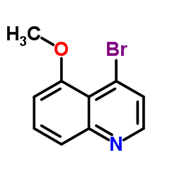 4-溴-5-甲氧基喹啉结构式