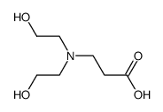 3-[N,N-bis-(2-hydroxyethyl)amino]propanoic acid Structure