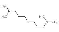 3-(3-dimethylaminopropylsulfanyl)-N,N-dimethyl-propan-1-amine结构式