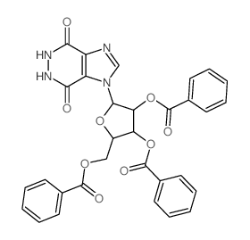 1H-Imidazo[4,5-d]pyridazine-4,7-dione,5,6-dihydro-1-(2,3,5-tri-O-benzoyl-b-D-ribofuranosyl)- picture