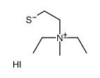 diethyl-methyl-(2-sulfanylethyl)azanium,iodide结构式