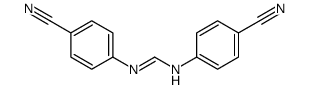 N,N'-bis(4-cyanophenyl)methanimidamide Structure