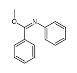methyl N-phenylbenzenecarboximidate结构式