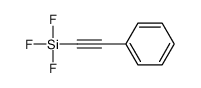 trifluoro(2-phenylethynyl)silane Structure
