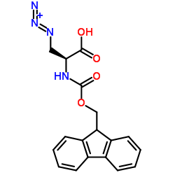 Fmoc-β-azido-Ala-OH Structure