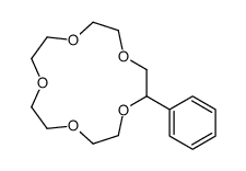 2-phenyl-1,4,7,10,13-pentaoxacyclopentadecane结构式
