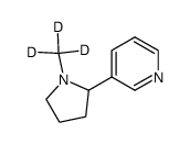 (+/-)-nicotine-methyl-d3 Structure