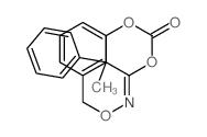5-methyl-5-phenyl-4-phenylmethoxyimino-1,3-dioxan-2-one结构式