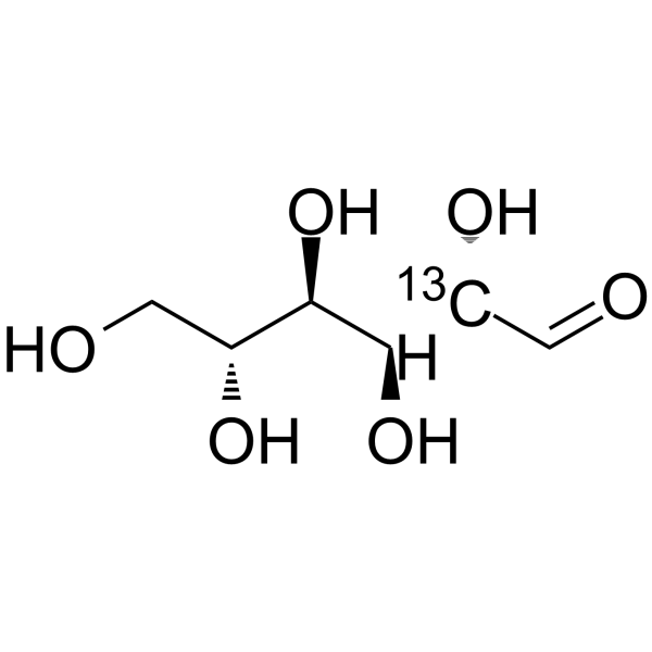 D-[2-13C]甘露糖结构式