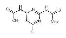Acetamide,N,N'-(6-chloro-2,4-pyrimidinediyl)bis- (9CI) structure