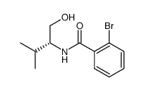 (R)-2-bromo-N-(1-hydroxy-3-methylbutan-2-yl)benzamide Structure