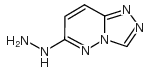 6-肼基[1,2,4]噻唑并[4,3-b]吡嗪结构式