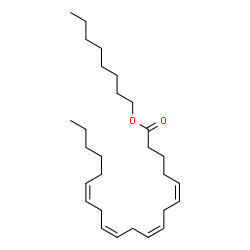 octyl (5Z,8Z,11Z,14Z)-icosa-5,8,11,14-tetraenoate Structure