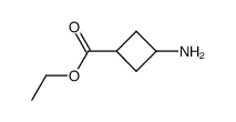 Cyclobutanecarboxylic acid, 3-amino-, ethyl ester (6CI,9CI) structure