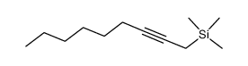 trimethyl(non-2-yn-1-yl)silane结构式