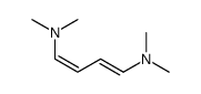 cis,trans-1,4-bis(dimethylamino)buta-1,3-diene Structure
