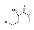 methyl (2S)-2-amino-4-hydroxybutanedithioate结构式