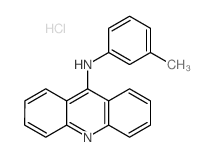 acridin-9-yl-(3-methylphenyl)azanium chloride结构式