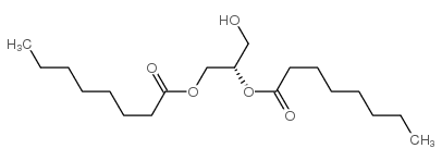 1,2-二辛酰基-sn-甘油结构式