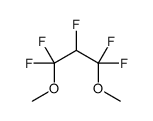 1,1,2,3,3-pentafluoro-1,3-dimethoxypropane Structure