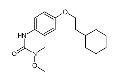 3-[4-(2-cyclohexylethoxy)phenyl]-1-methoxy-1-methylurea Structure