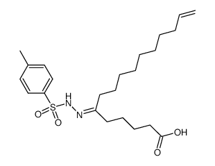 6-oxo-15-hexadecenoic acid tosylhydrazone Structure