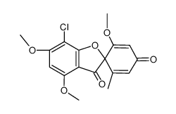 (+/-)-dehydrogriseofulvin Structure