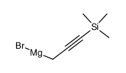 [3-(trimethylsilyl)prop-2-yn-1-yl]magnesium bromide Structure