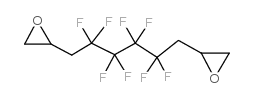2,2'-(2,2,3,3,4,4,5,5-八氟己烷-1,6-二基)双(环氧乙烷)结构式