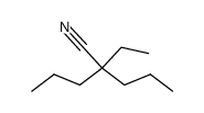 4-Cyan-4-ethylheptan Structure