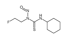 N3-cyclohexyl-N1-(2-fluoroethyl)-N1-nitrosothiourea结构式